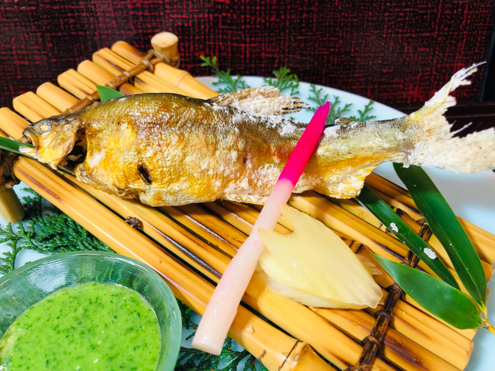 鮎の塩焼き