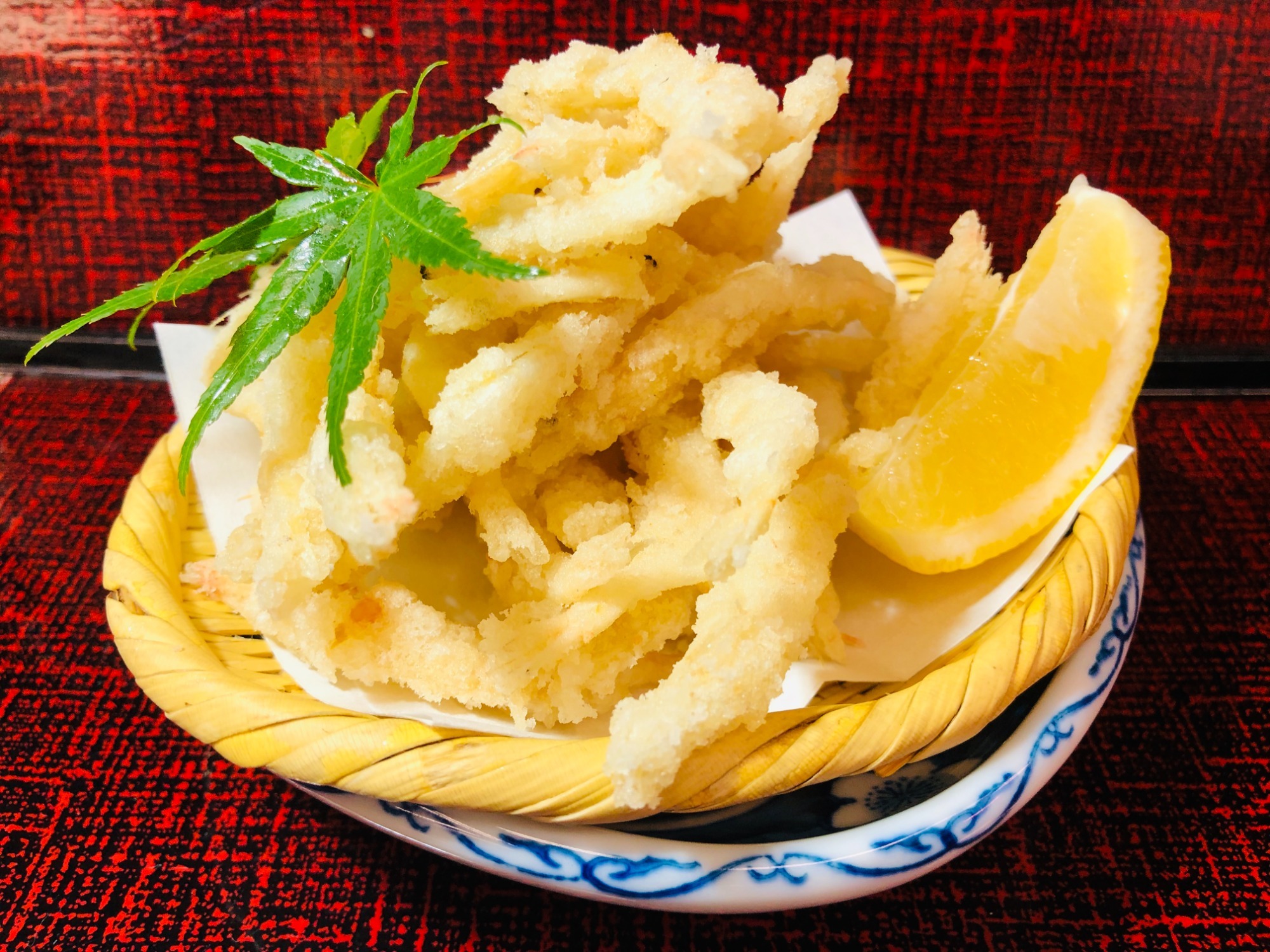 鱧と夏野菜の天ぷら
